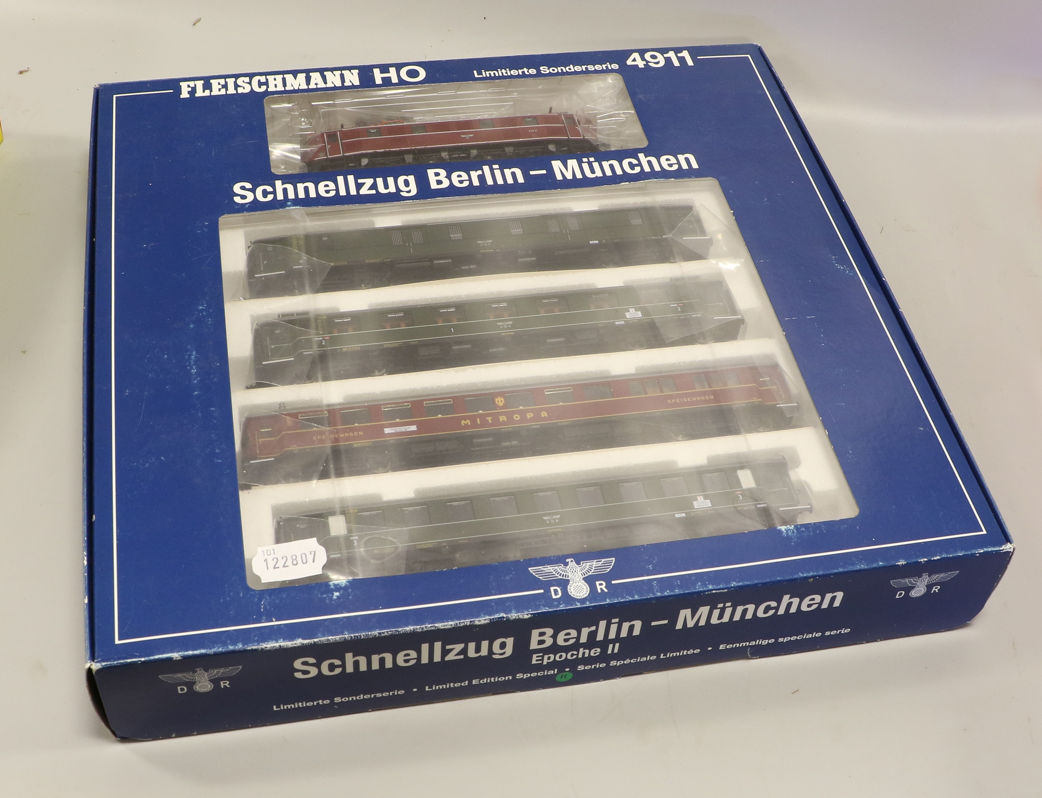Fleischmann 84 4911 K H0 Elektrische locomotief E19 11 van de DRG